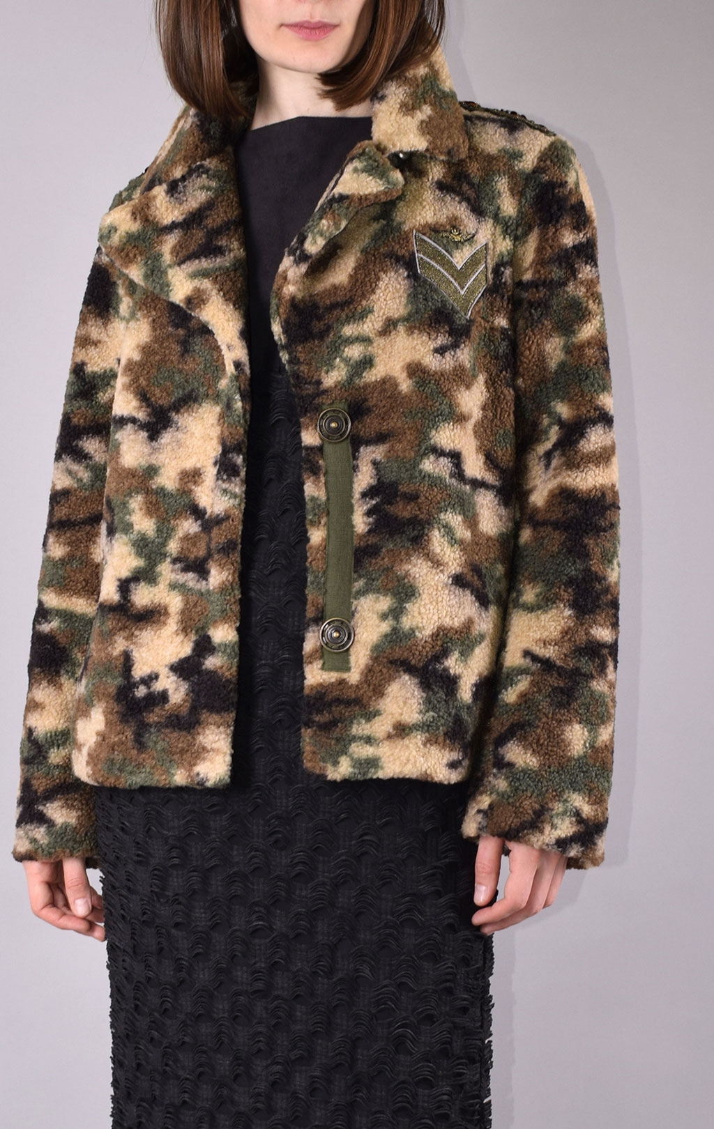 Женская куртка AERONAUTICA MILITARE FW 19/20 camouflage (AB 1820) 