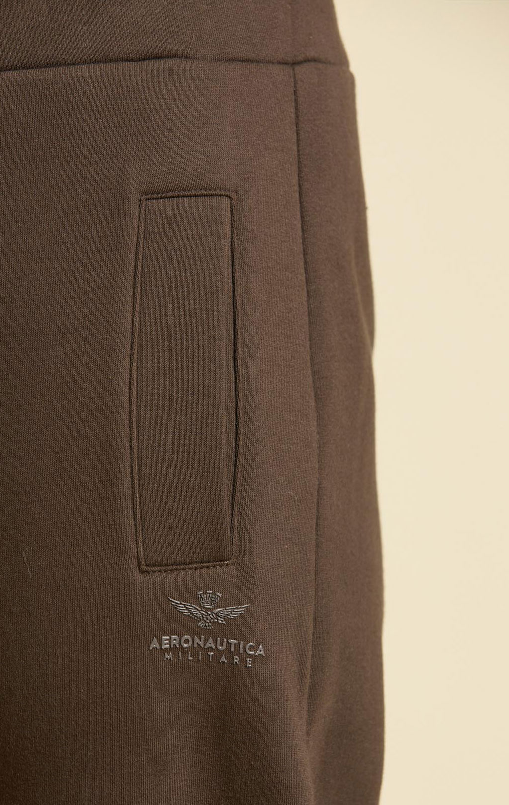 Женские брюки трикотажные AERONAUTICA MILITARE FW 25/26/TR cioccolato (PF 1007) 