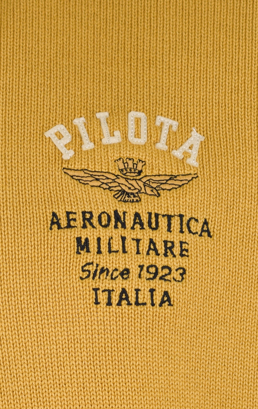 Свитер AERONAUTICA MILITARE FW 22/23/IN giallo (MA 1409) 