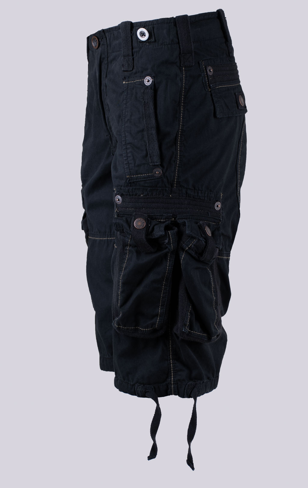 Шорты карго ALPHA INDUSTRIES TERMINAL black 