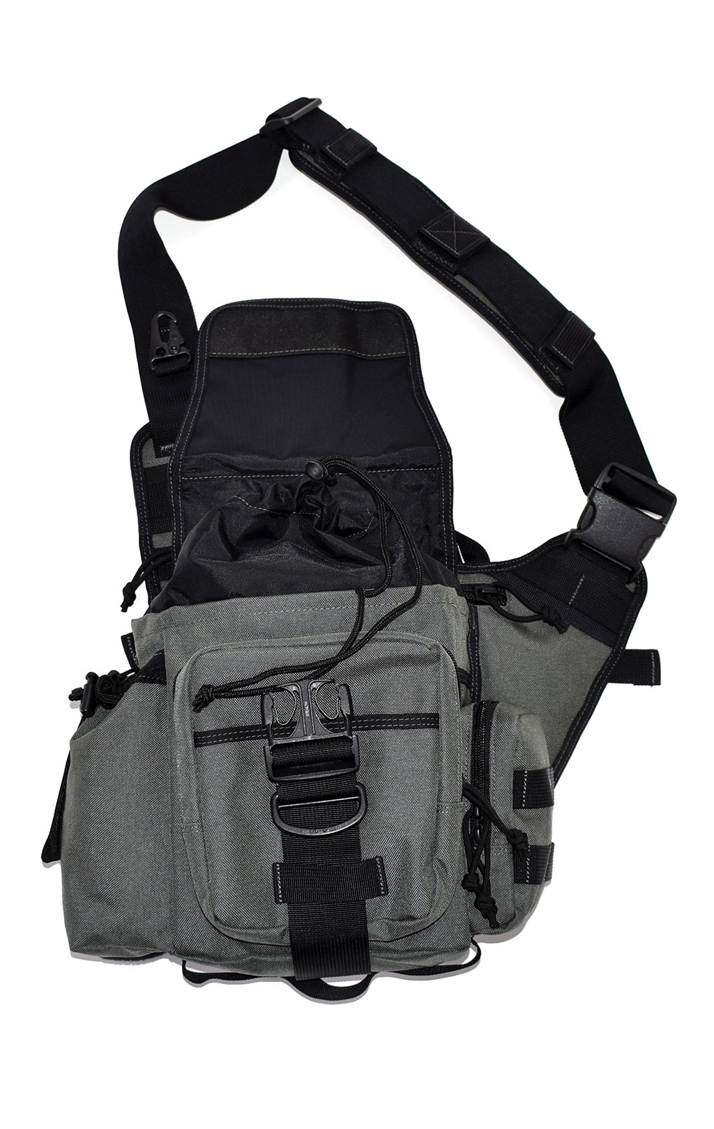 Сумка через плечо тактическая Maxpedition JUMBO VERSIPACK 26x10x22 grey wolf 