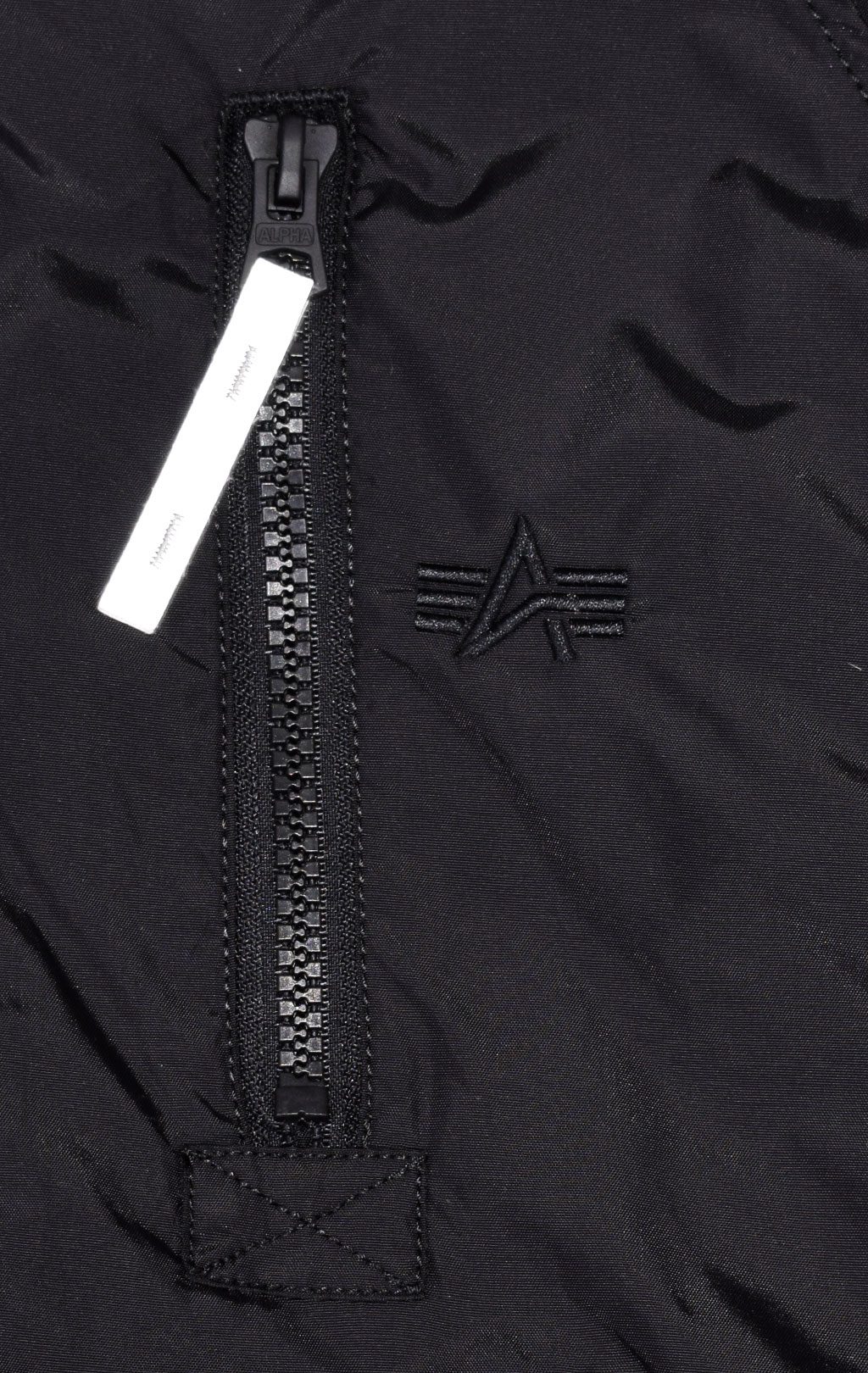 Аляска короткая ALPHA INDUSTRIES PPS N-2B black/reflective 