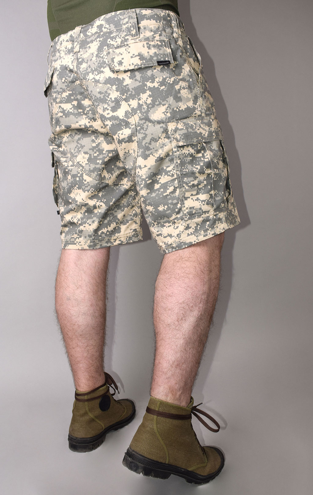 Шорты Pentagon BDU 2.0 big size хлопок35%/полиэстер65% Rip-Stop acu 05011 