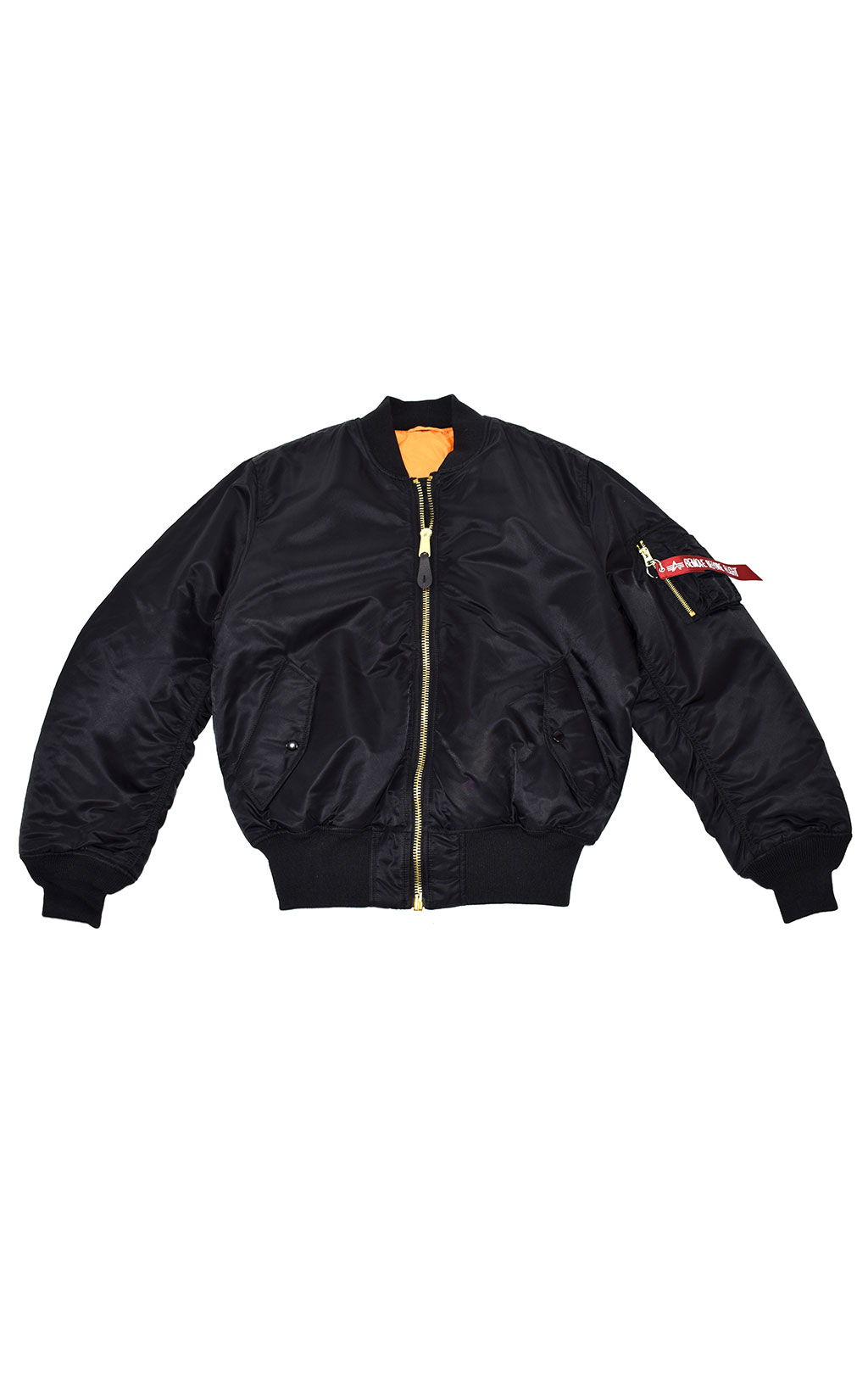 Бомбер ALPHA INDUSTRIES MA-1 black 