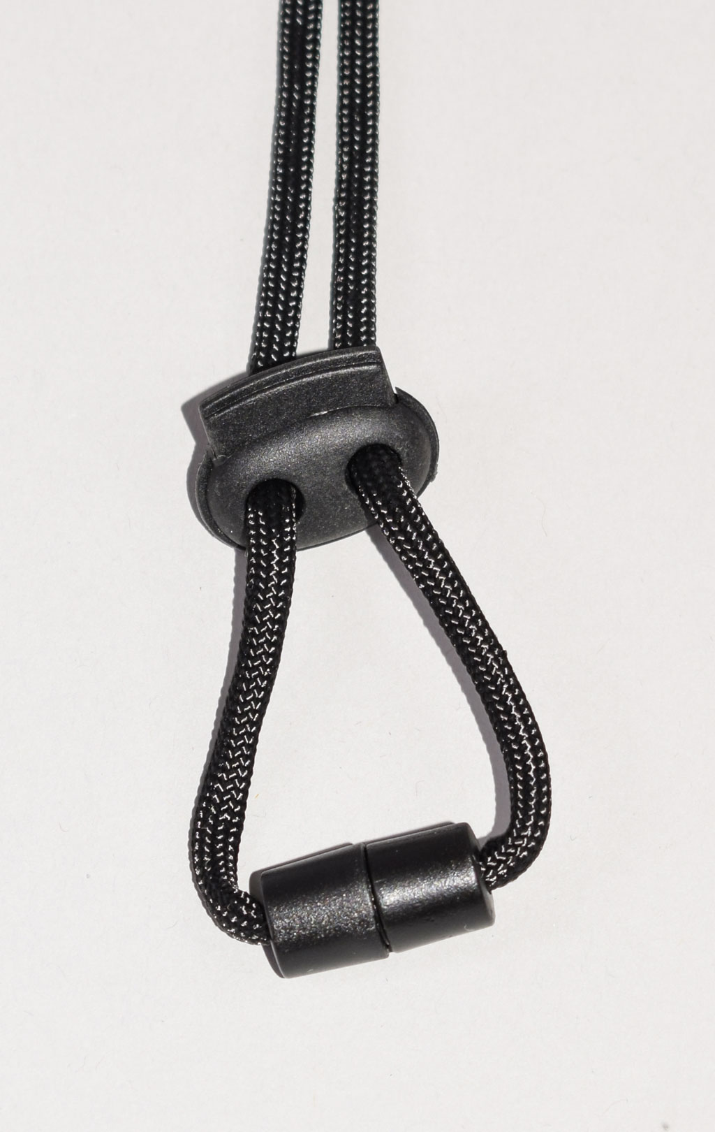 Шнур для ключей Mil-Tec PARACORD с карабином black 