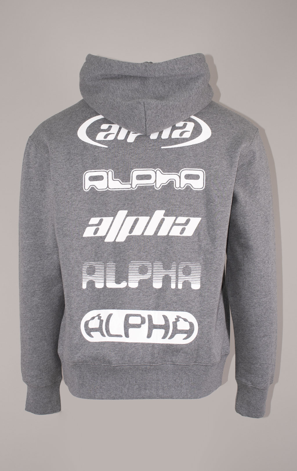 Толстовка ALPHA INDUSTRIES ALPHA LOGOS HOODIE FW 24/25 medium charcoal heather 