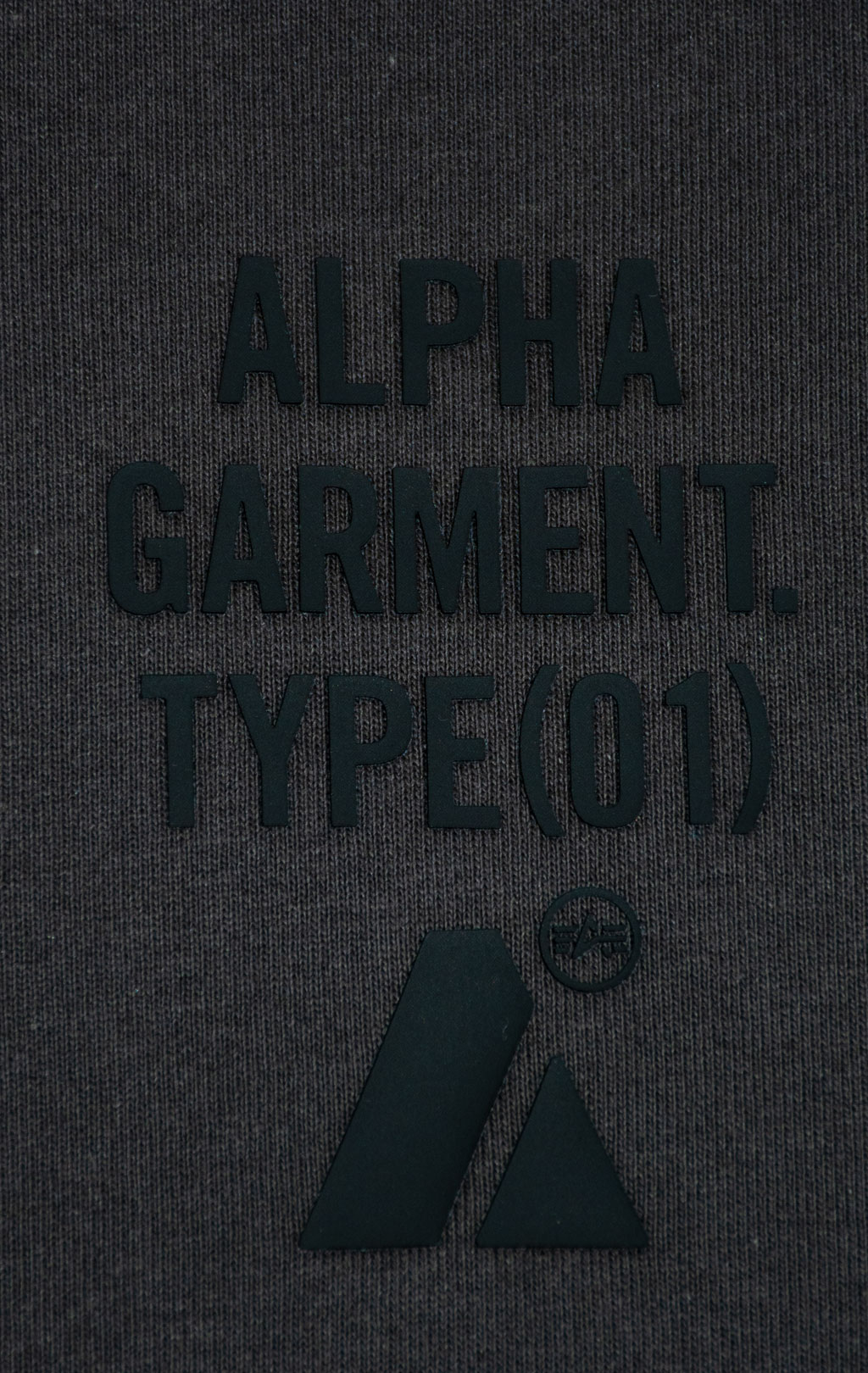 Лонгслив ALPHA INDUSTRIES UNFRM LS GRAPHIC TEE FW 25/26 gray M001150 