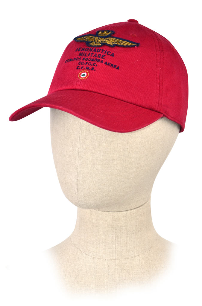 Бейсболка AERONAUTICA MILITARE red chili pepper (HA 981)