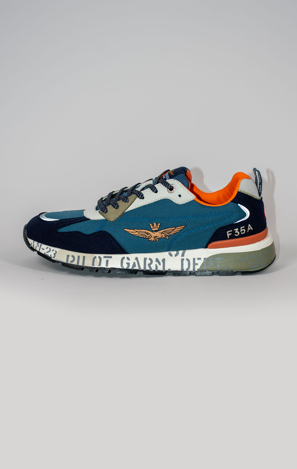 Кроссовки AERONAUTICA MILITARE SS 25/CN baltic/blue navy (SC 276) 
