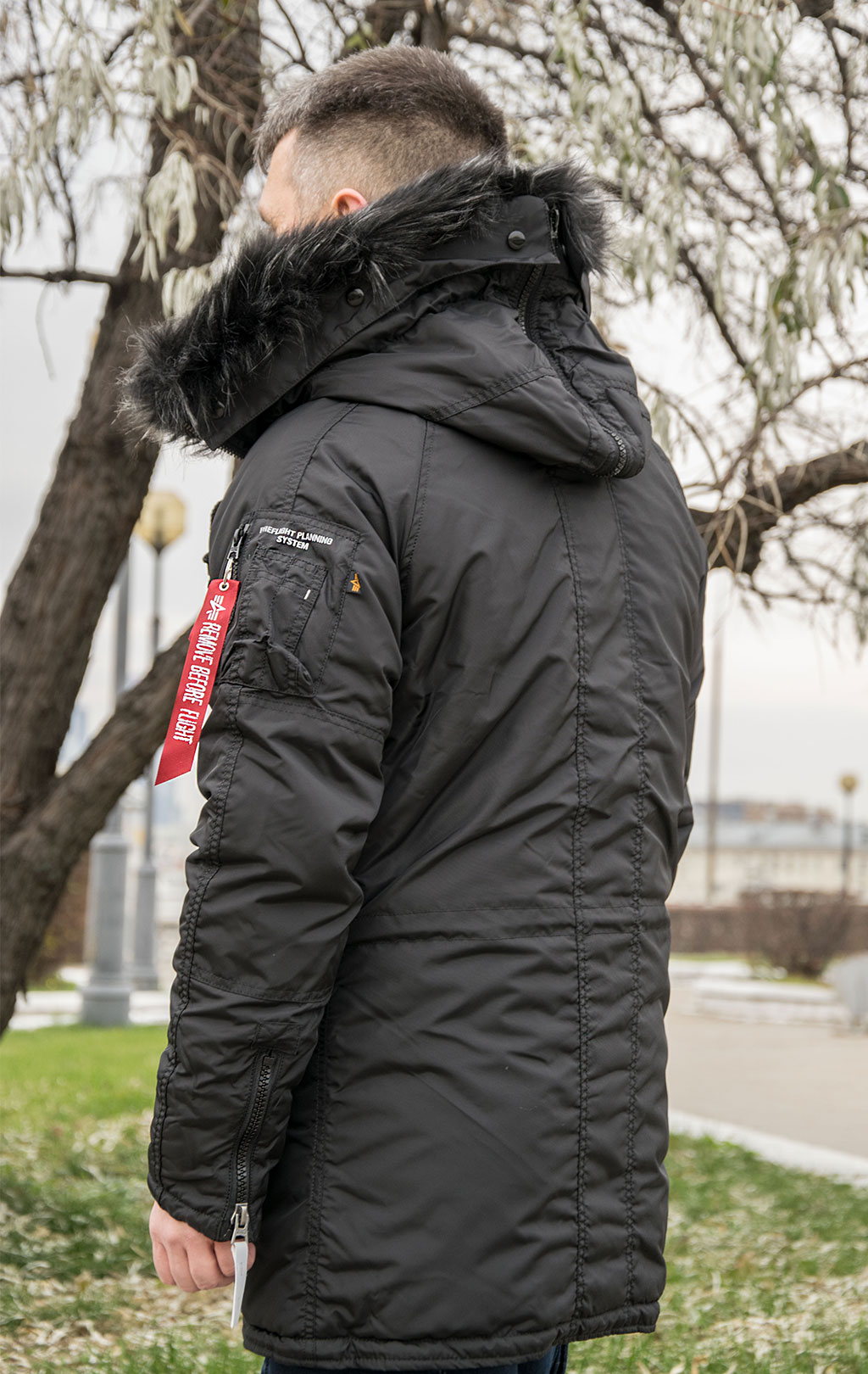 Аляска ALPHA INDUSTRIES PPS N-3B black/reflective 