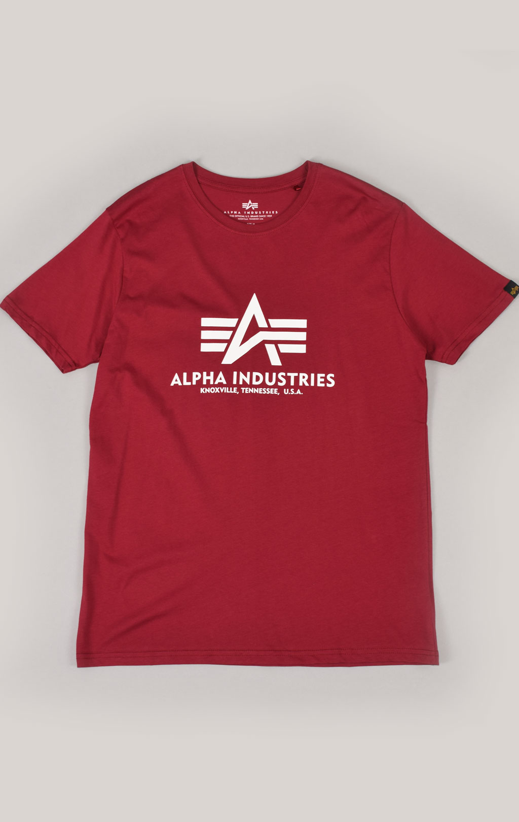 Футболка ALPHA INDUSTRIES BASIC T RBF red 