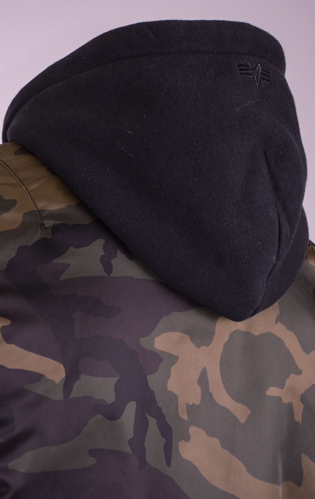 Куртка-бомбер ALPHA INDUSTRIES MA-1 NATUS dark woodland camo 