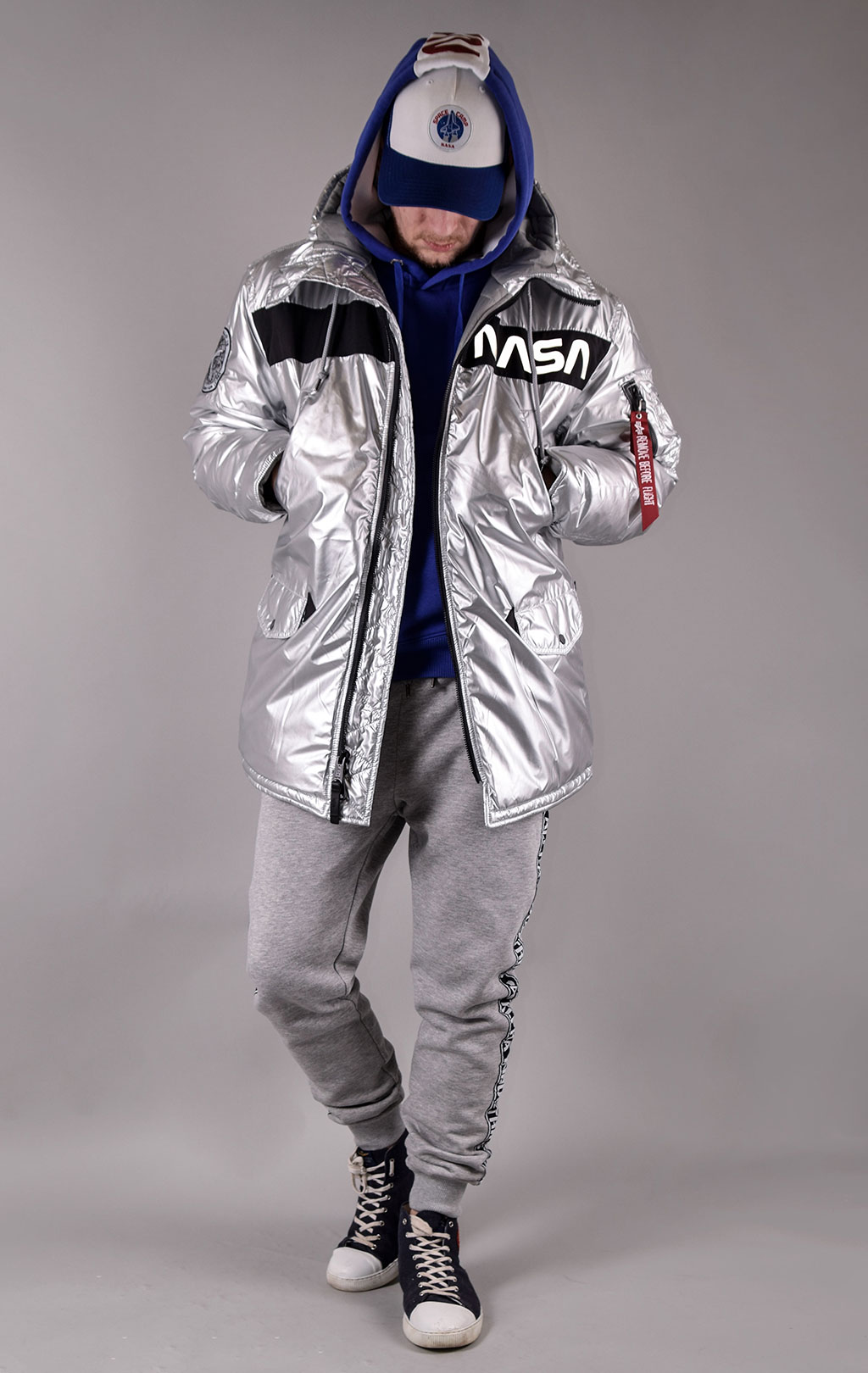 Аляска ALPHA INDUSTRIES NASA N-3B silver 