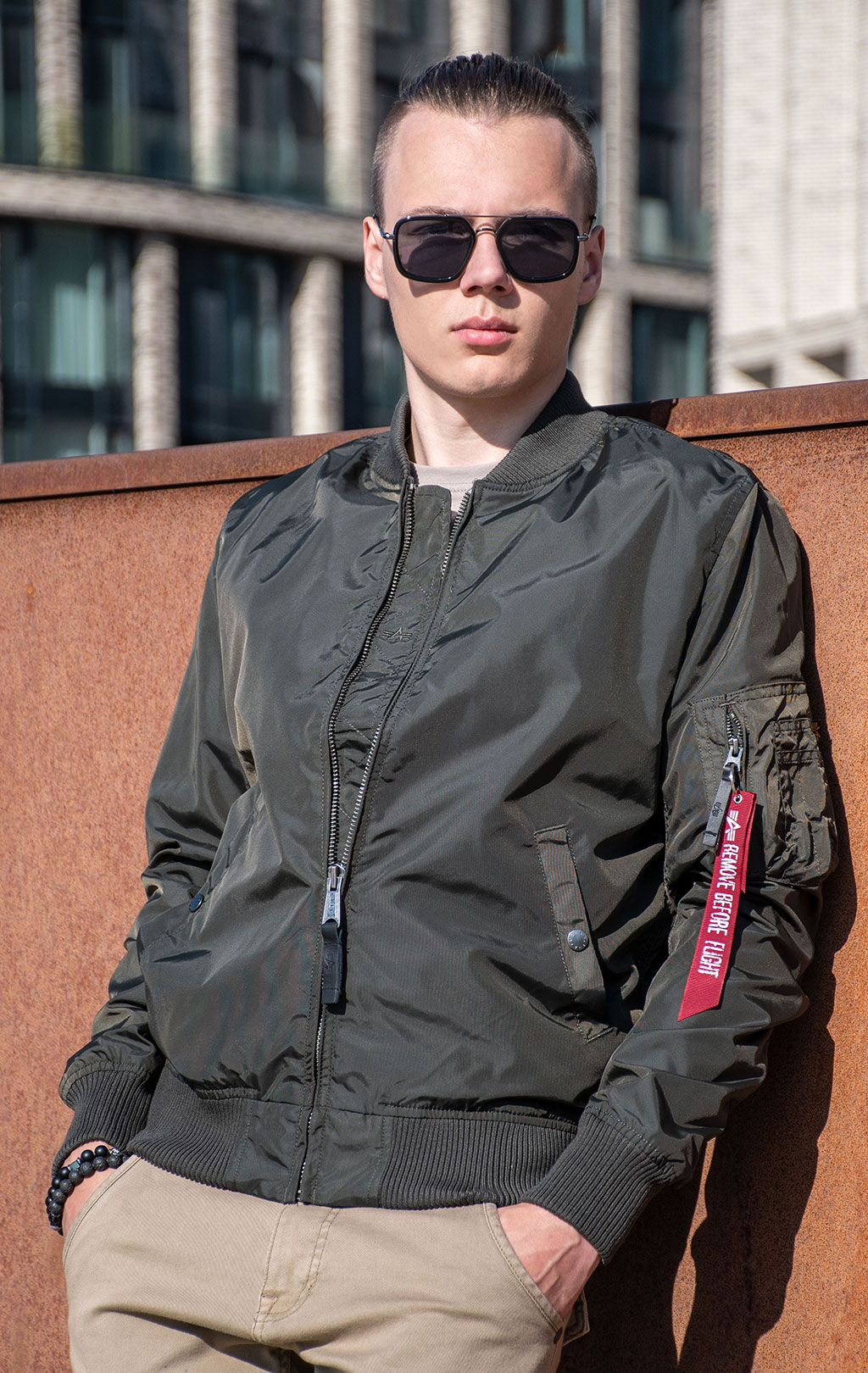 ALPHA INDUSTRIES TT MA 1 rep. grey ForceAge
