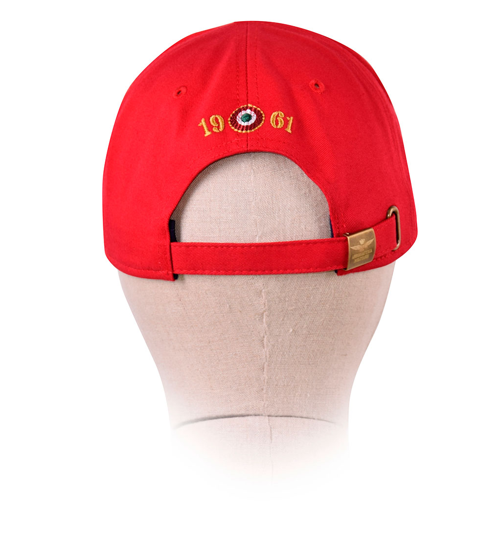 Бейсболка AERONAUTICA MILITARE rosso sport (HA 1008)