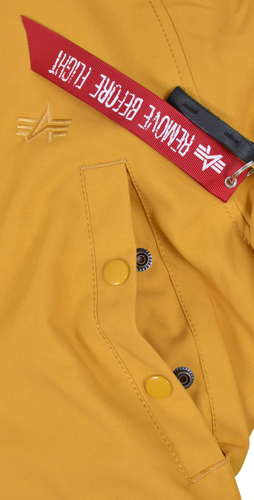 Женская аляска ALPHA INDUSTRIES EXPLORER mustard 