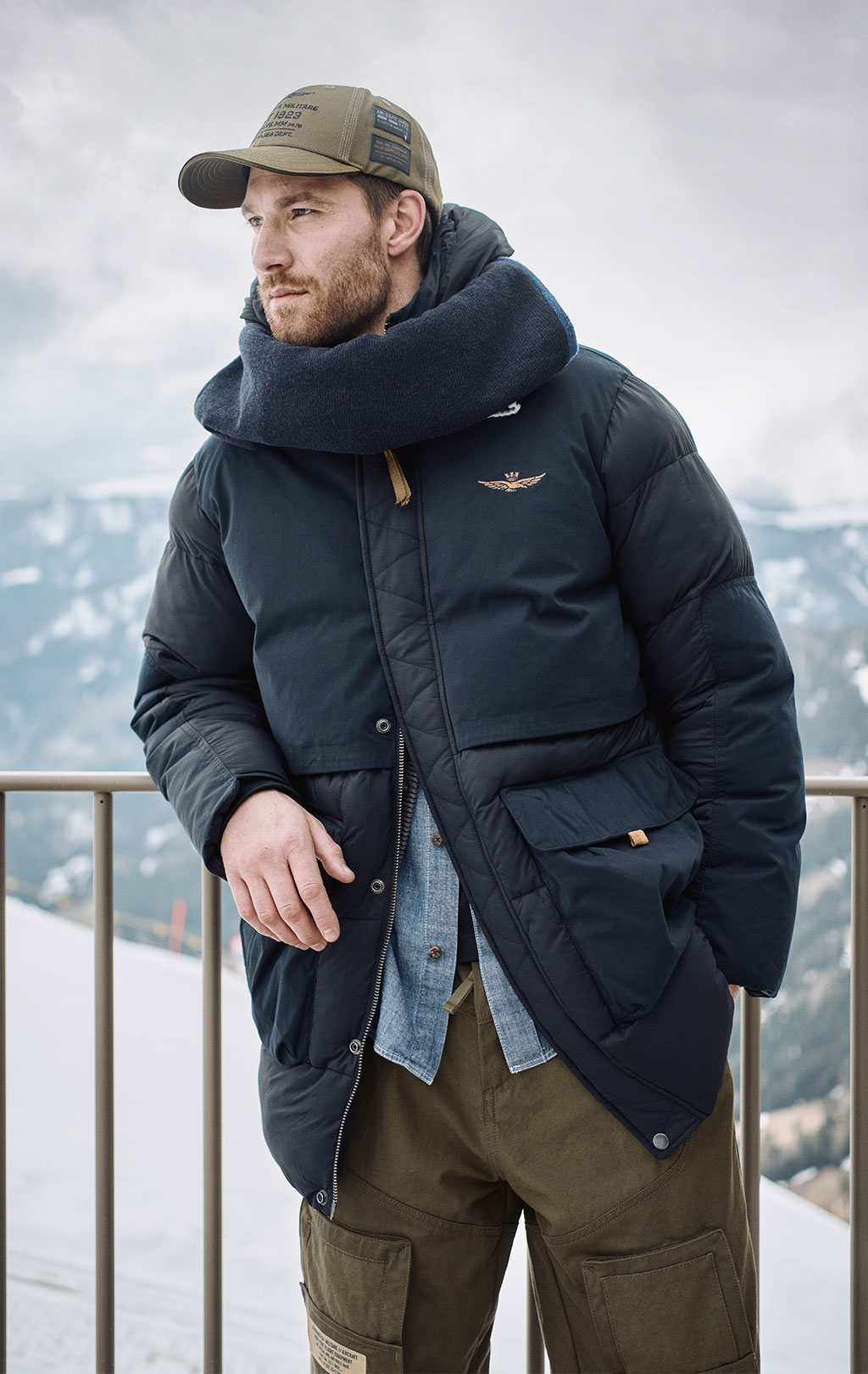 Куртка AERONAUTICA MILITARE FW 25/26/CN midnight blue (AB 3015) 
