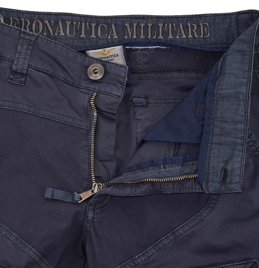 Брюки-карго AERONAUTICA MILITARE blue navy (PA 1284) 