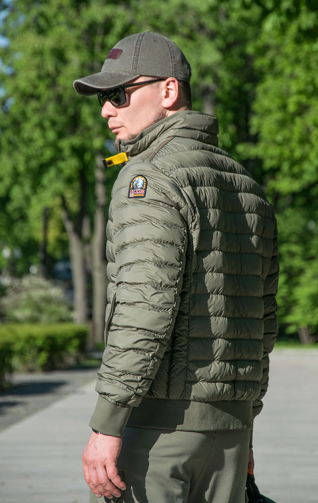 Куртка-пуховик лёгкая PARAJUMPERS ROLLAND SS 23 cactus 