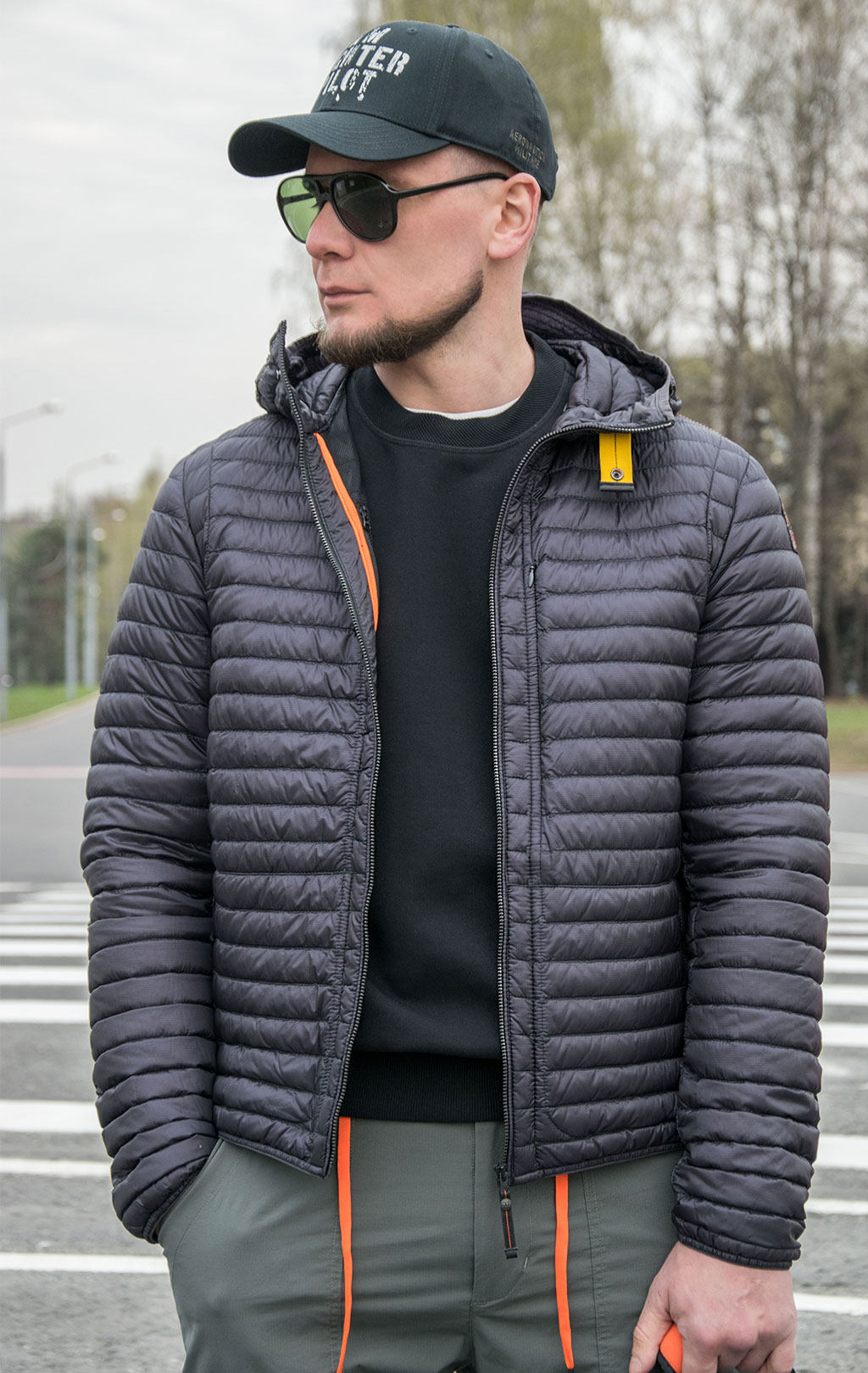 Куртка-пуховик лёгкая PARAJUMPERS ROSS SS 23 phantom 