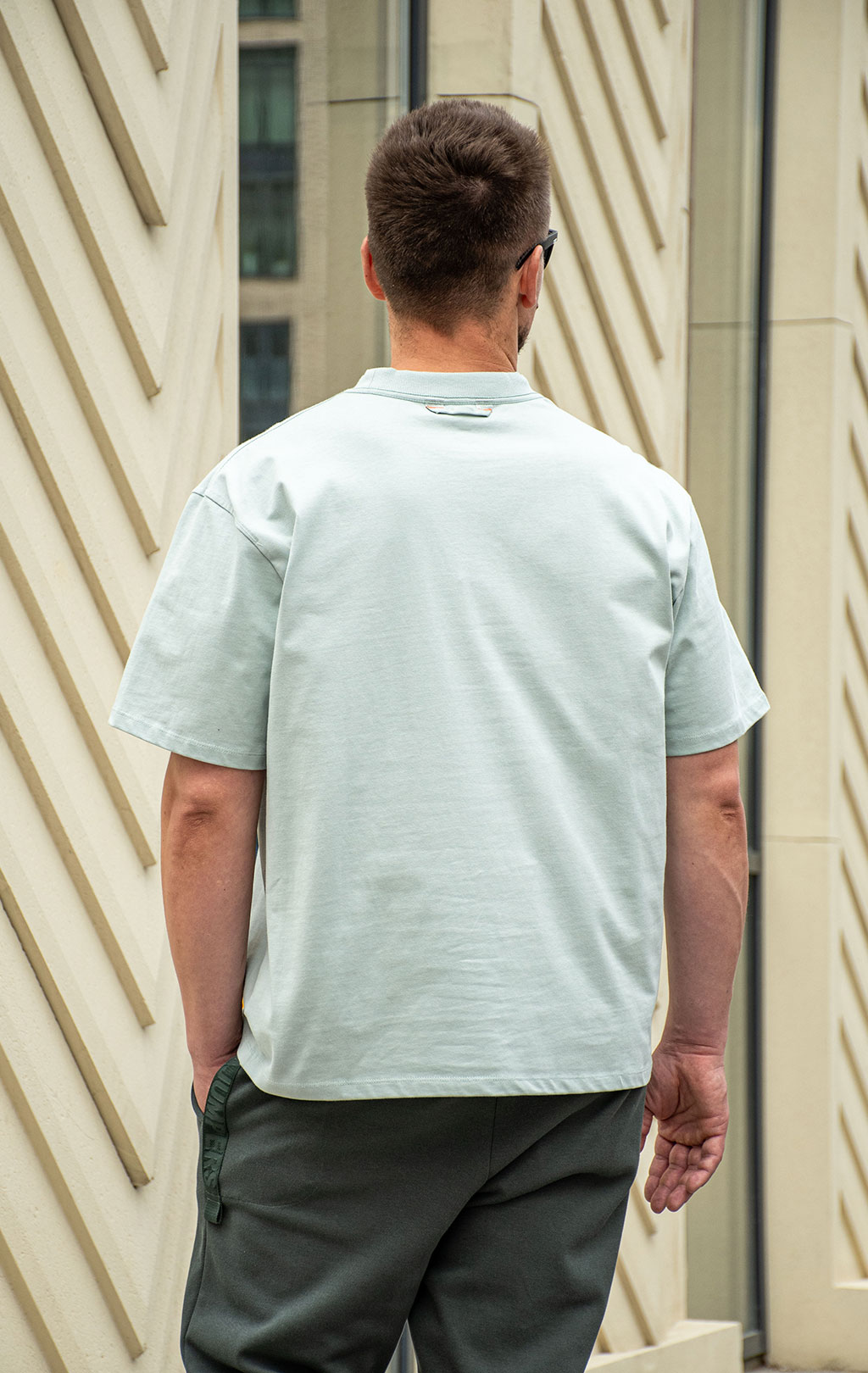 Футболка PARAJUMPERS REG TEE плотная SS 26 fresh grey 