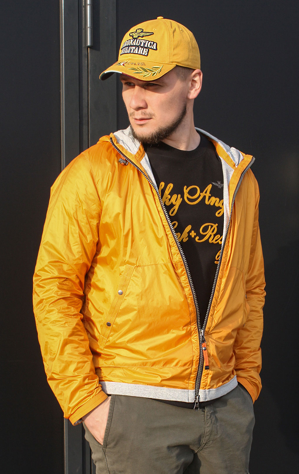 Ветровка PARAJUMPERS INNOKO zipp up mango 