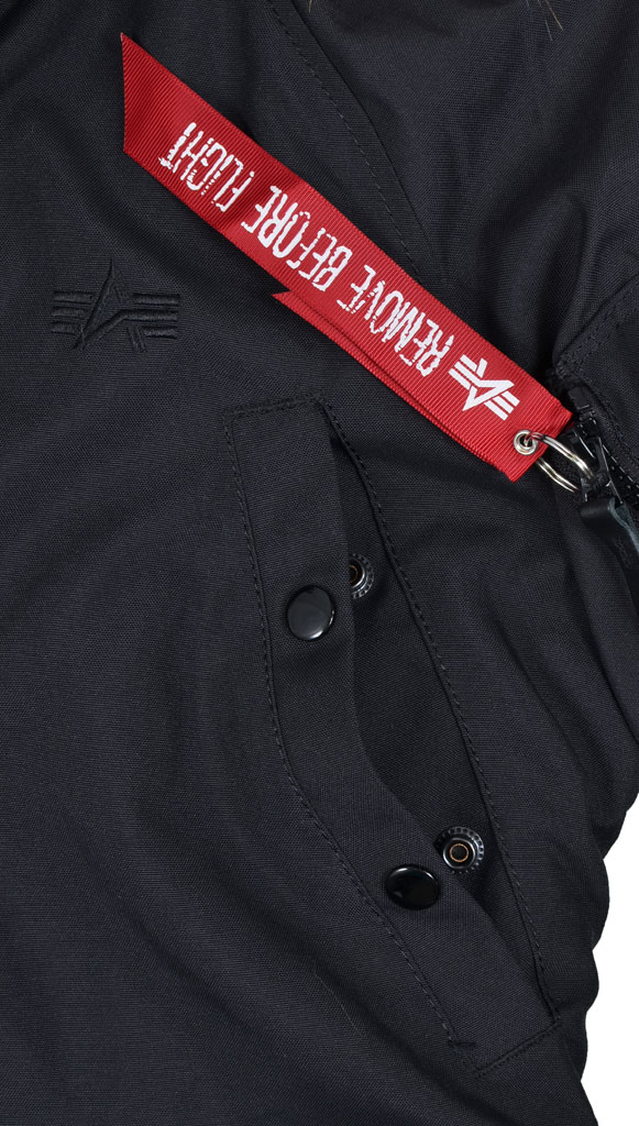 Женская аляска ALPHA INDUSTRIES EXPLORER black 