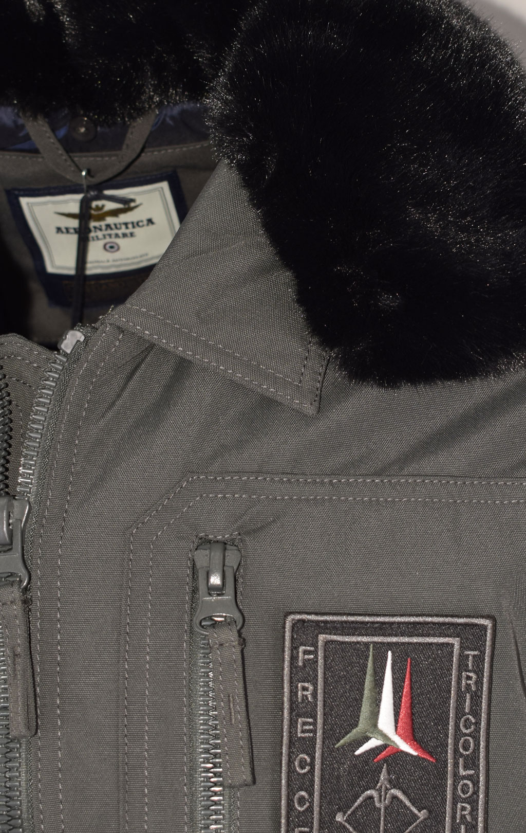 Куртка-пилот AERONAUTICA MILITARE FW 23/24 m/BD dark green (AB 2106) 