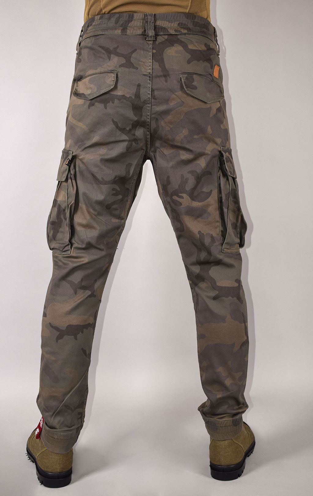 Брюки-карго ALPHA INDUSTRIES AIRMAN dark olive camo 