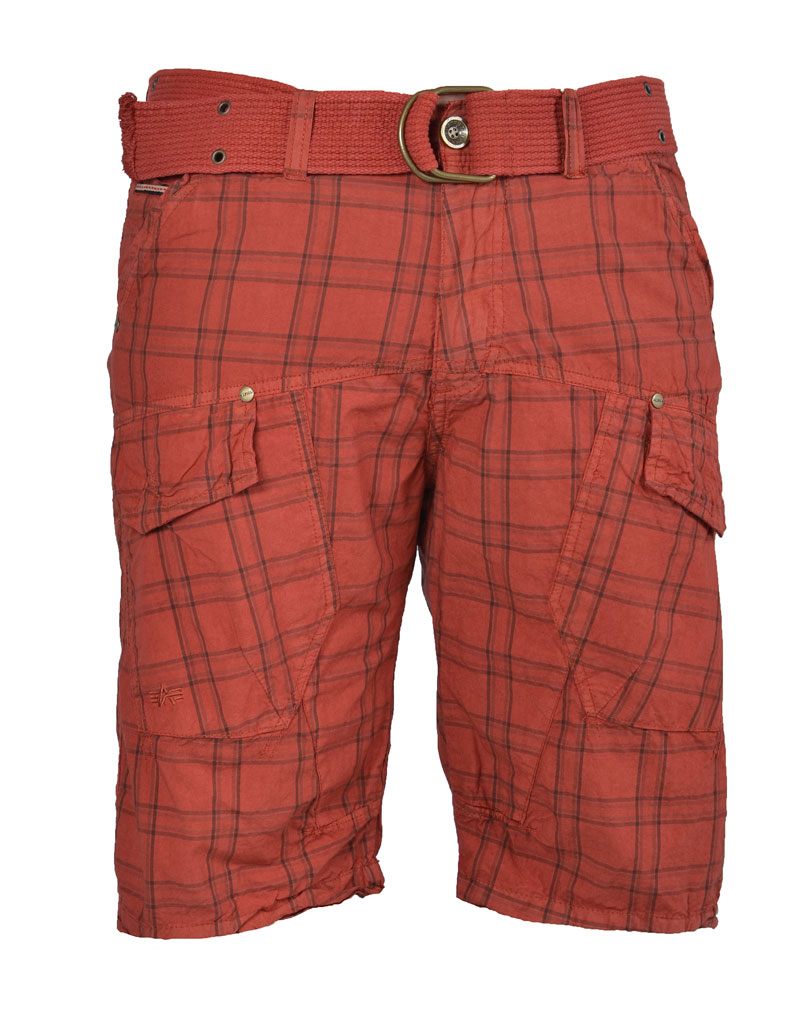 Шорты ALPHA INDUSTRIES CHECKED vintage red (#131208) Шорты ALPHA INDUSTRIES CHECKED vintage red (#131208)