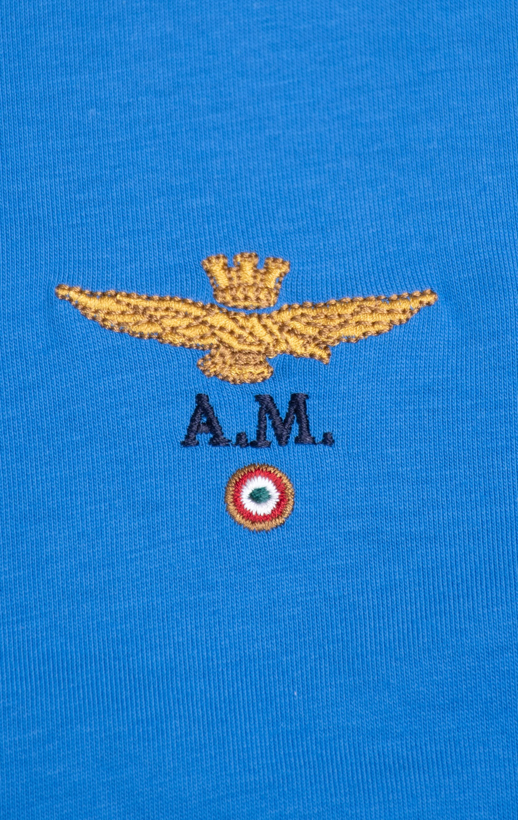 Футболка AERONAUTICA MILITARE SS 26/TR sonic blue (TS 1580) 