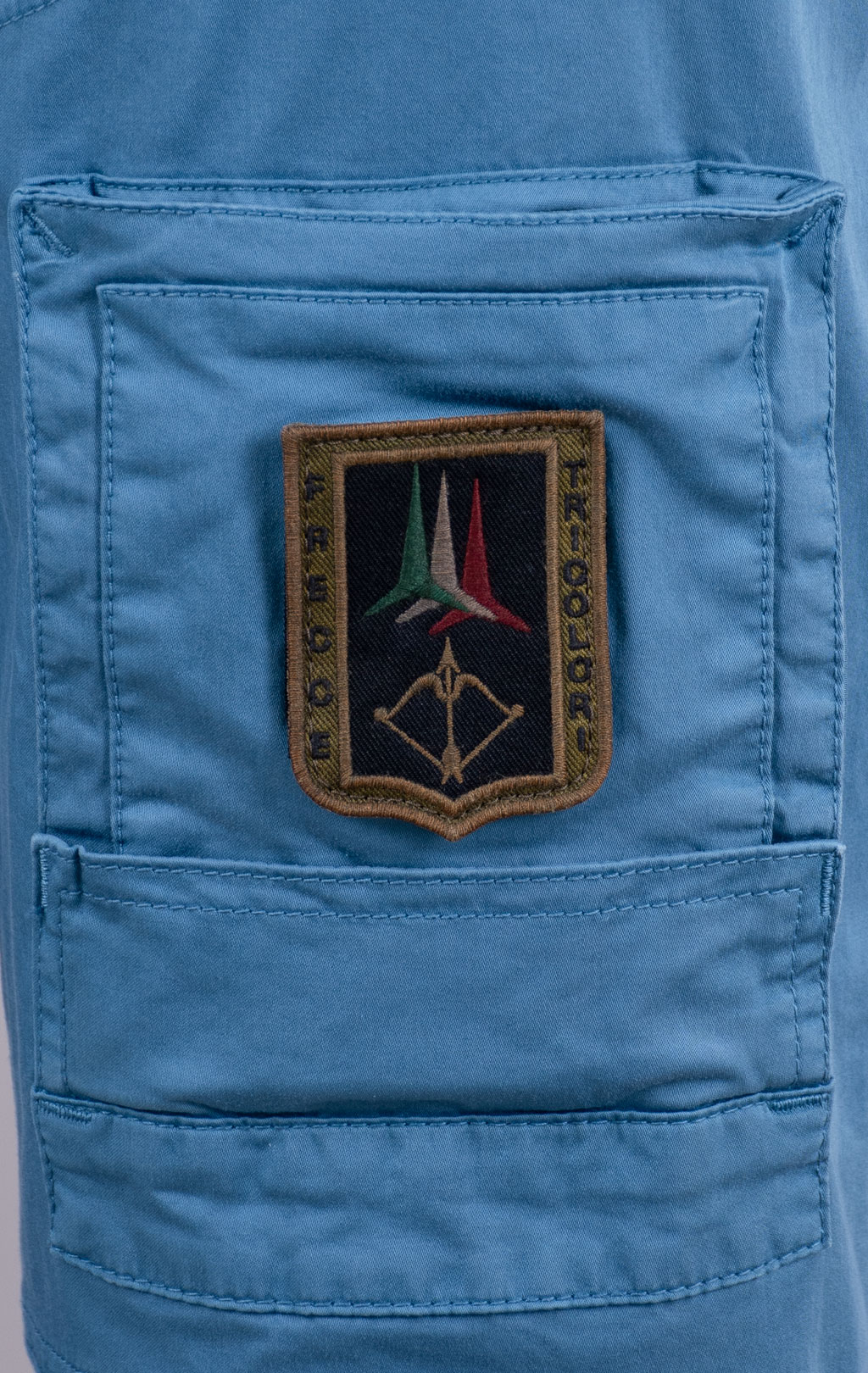 Брюки-карго AERONAUTICA MILITARE ANTI-G SS 26/AL dusty blue (PA 1387) 
