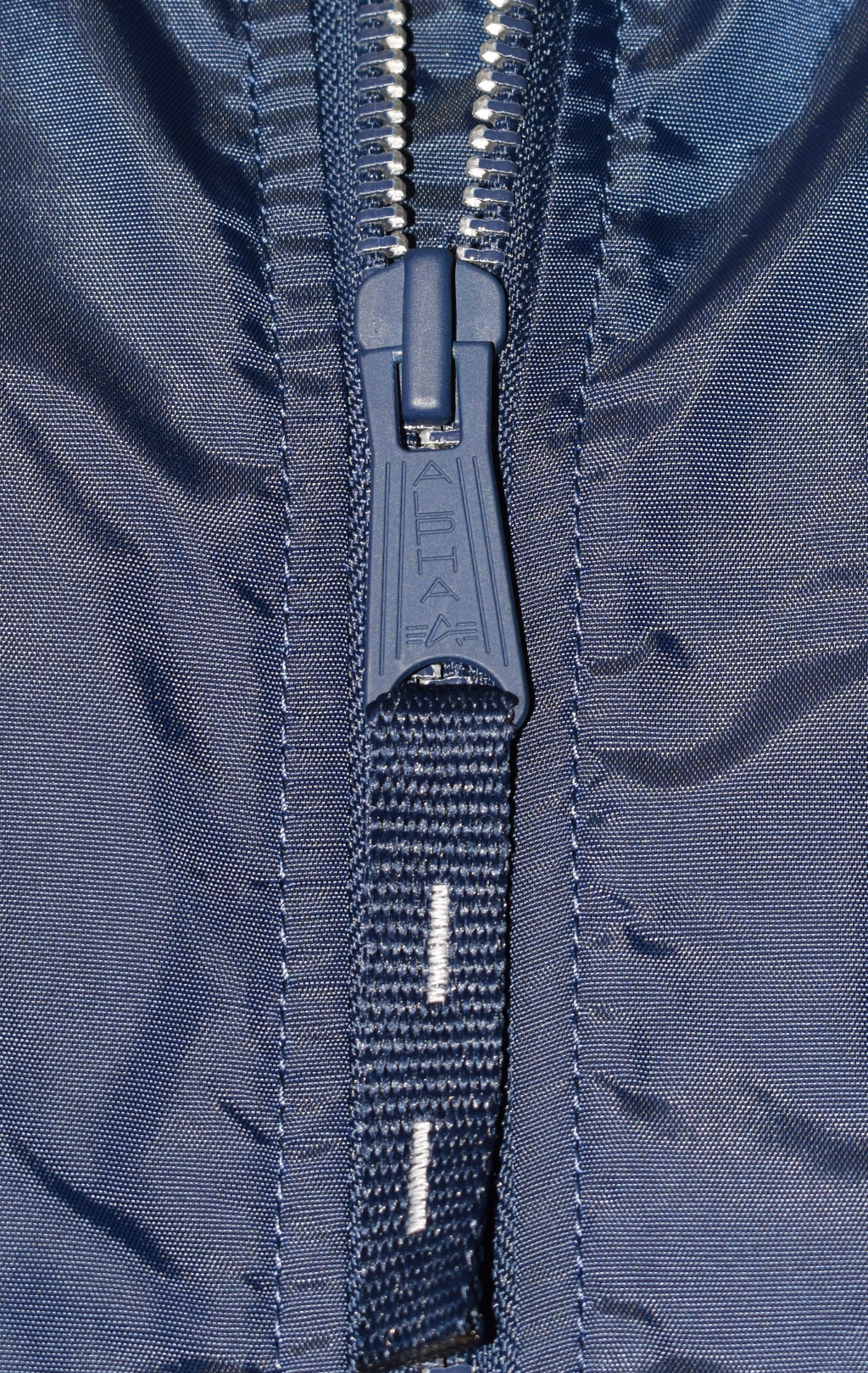 Ветровка-бомбер лётная ALPHA INDUSTRIES TT HOOD CUSTOM MA-1 new navy 