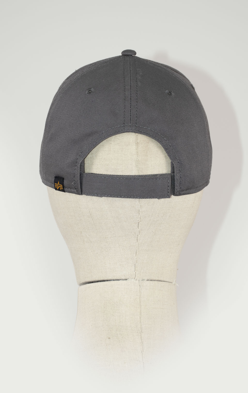 Бейсболка ALPHA INDUSTRIES VELCRO CAP vintage grey 