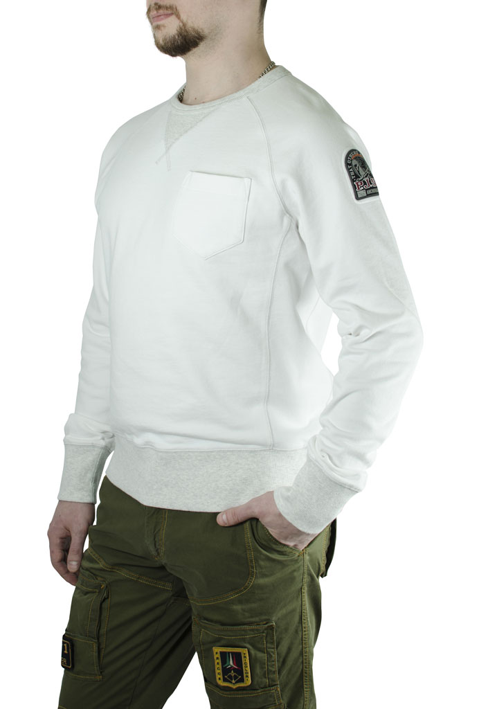 Толстовка PARAJUMPERS BENTON white off 