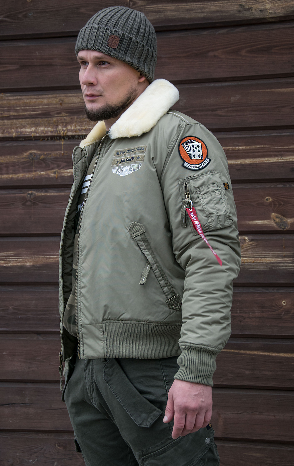 Куртка-пилот ALPHA INDUSTRIES INJECTOR-III AIR FORCE stratos 