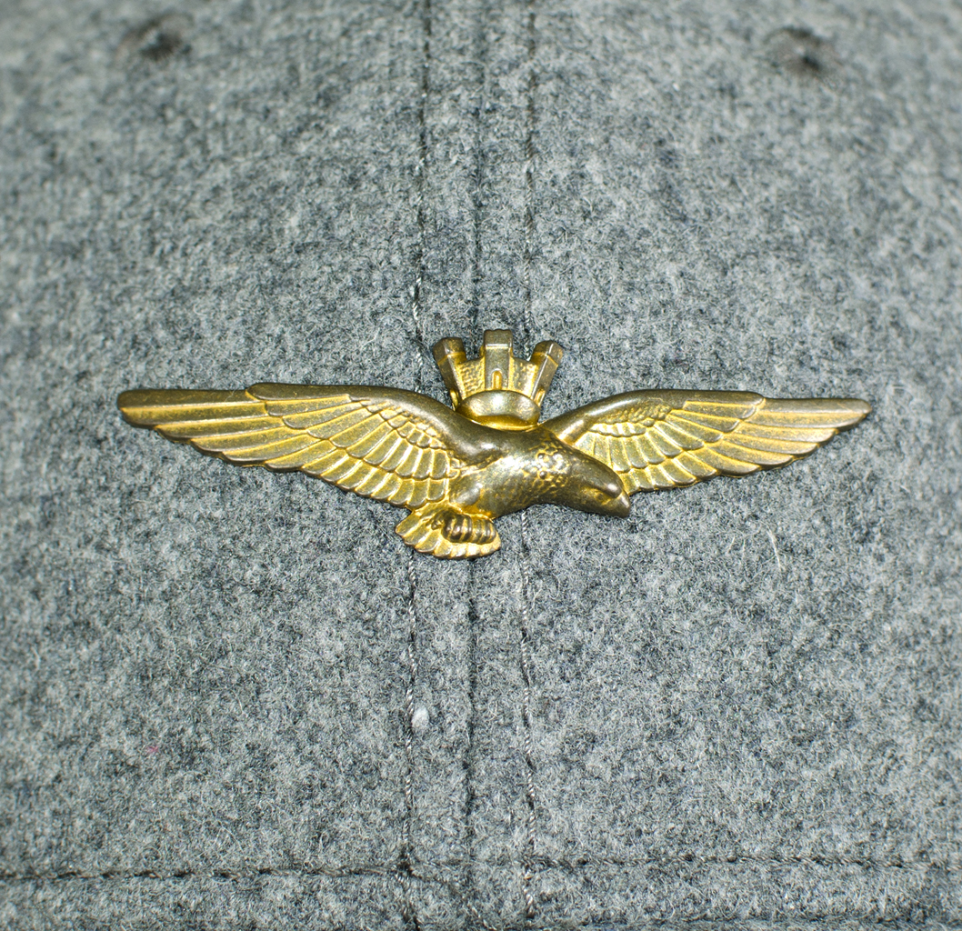 Бейсболка AERONAUTICA MILITARE grigio melange (HA 957)