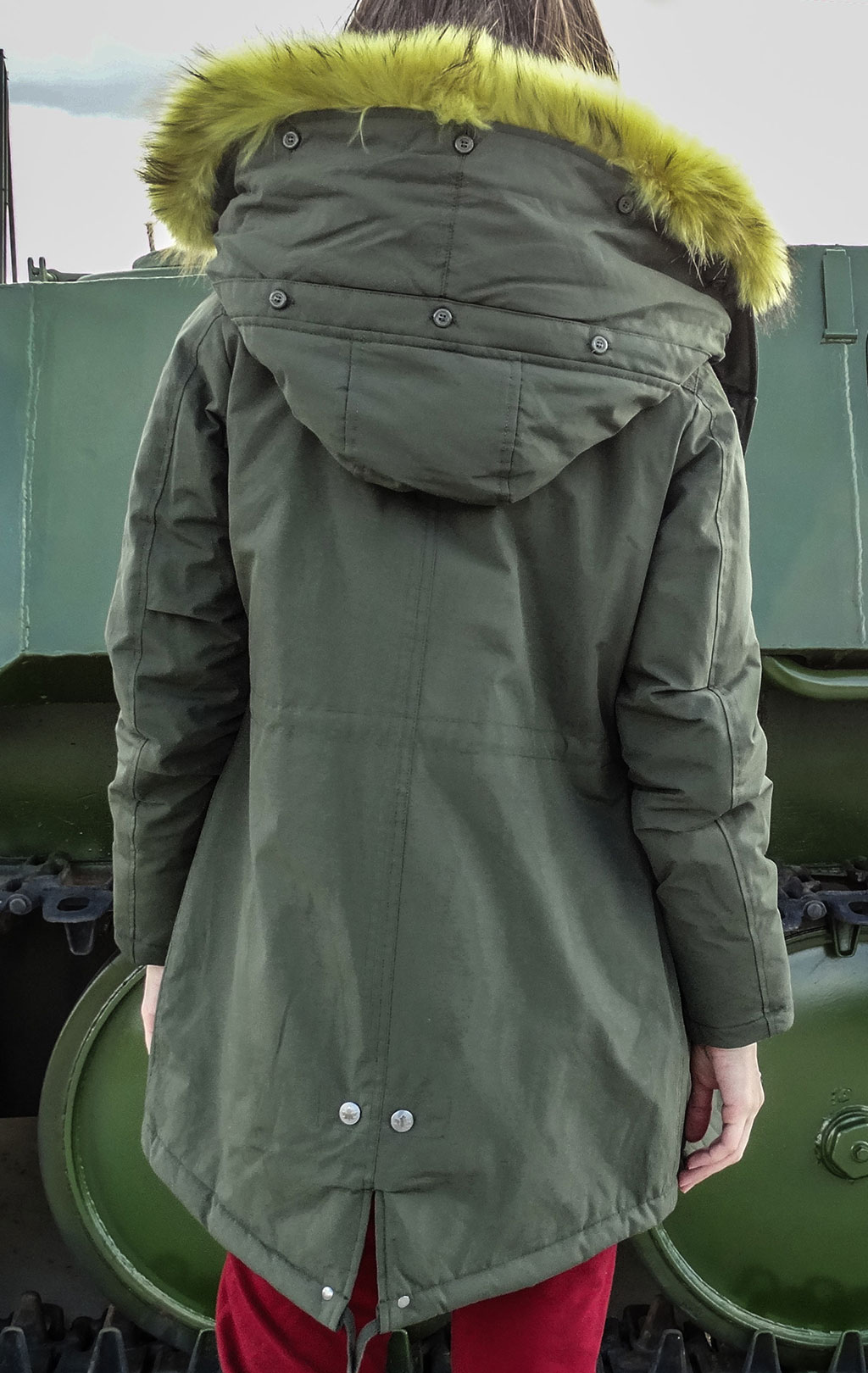 Женская куртка-парка CANADIAN NEW LIMITED EDITION ESKIMO army (WRFLFX) 