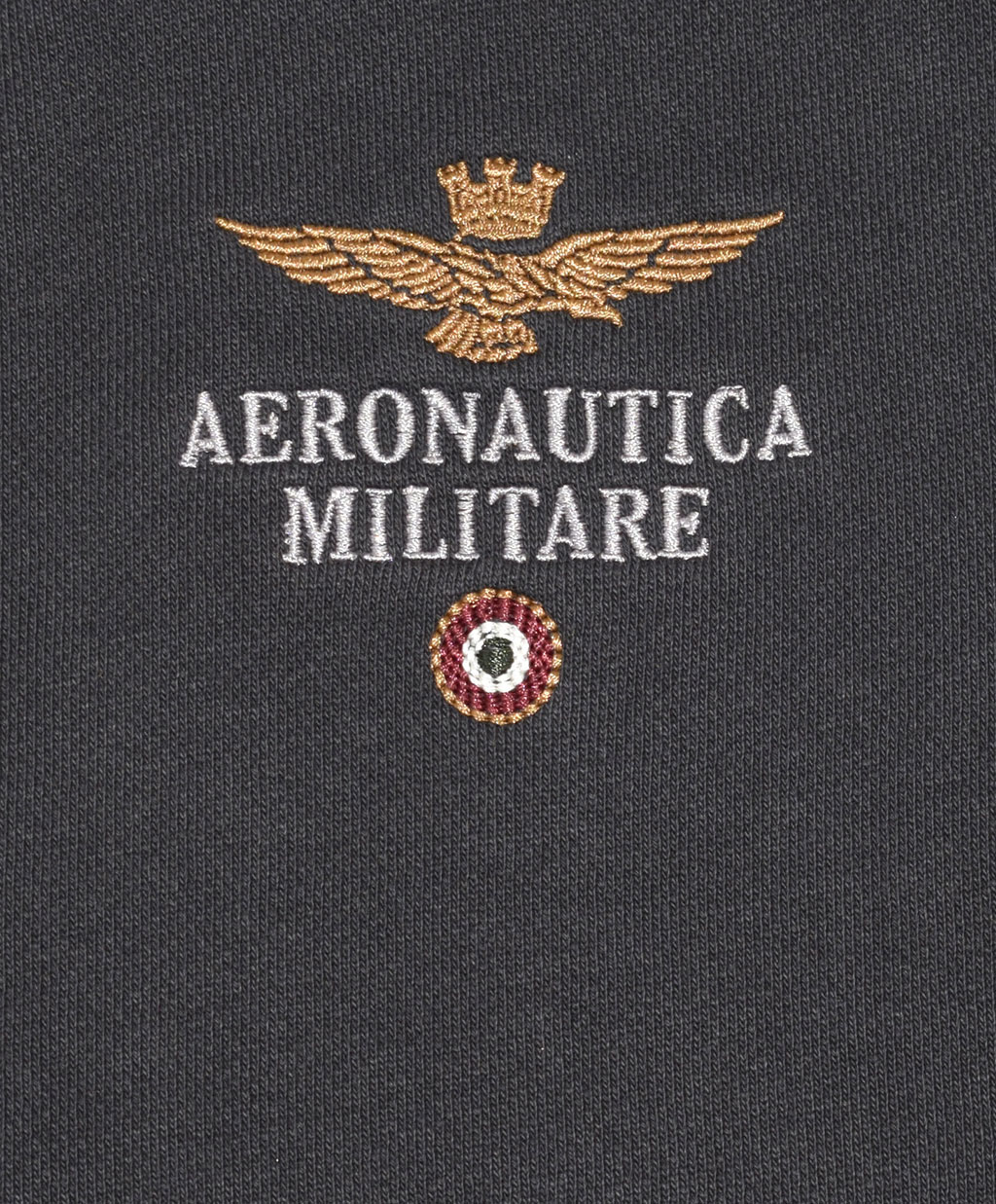 Свитер на молнии AERONAUTICA MILITARE FW 19/20 asfalto (MA 1200) 