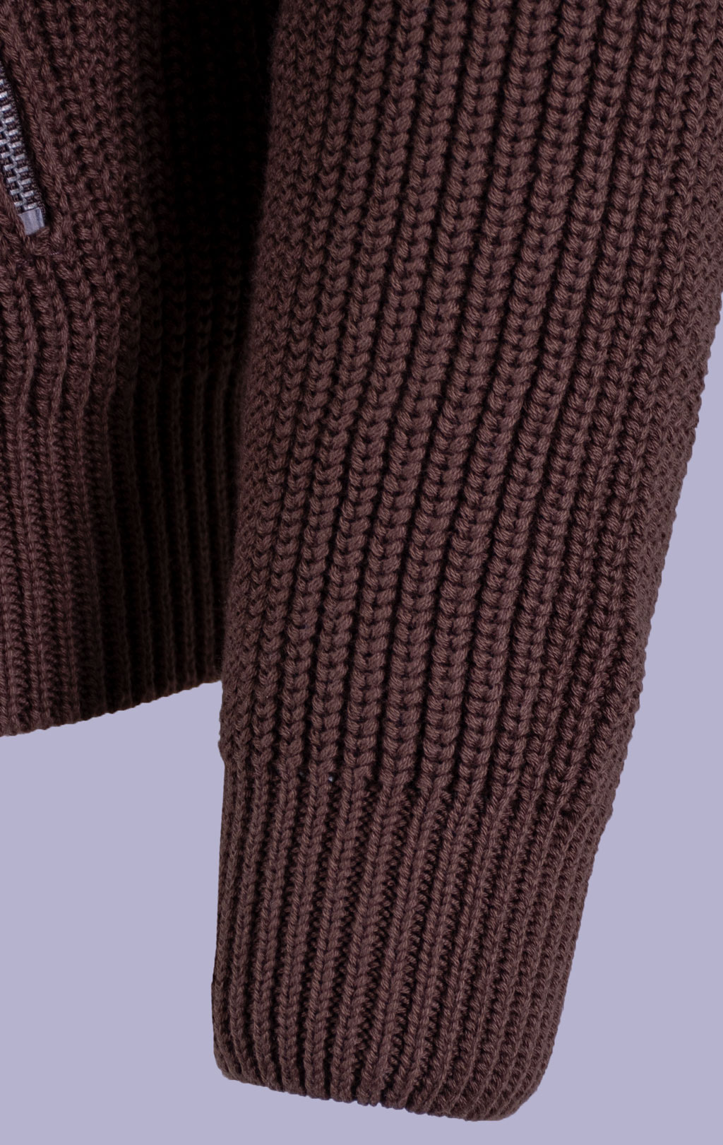 Свитер на молнии AERONAUTICA MILITARE FW 26/27/BG chestnut brown (MA 1664) 