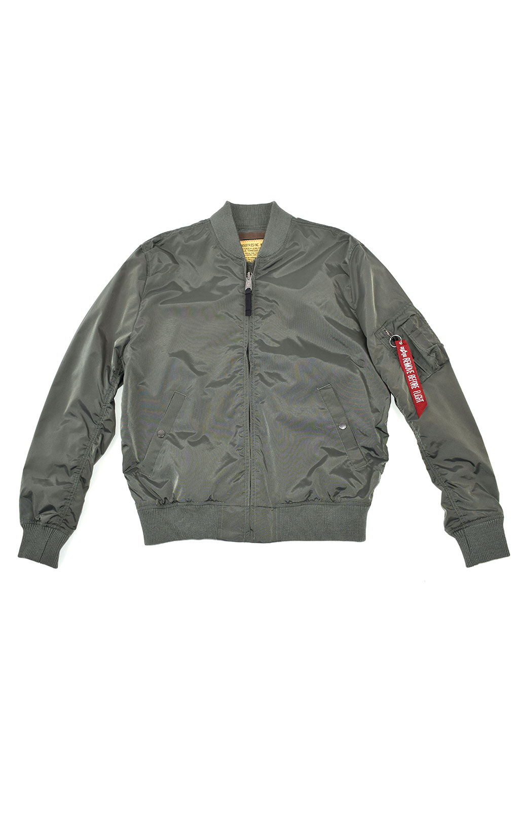 Ветровка-бомбер ALPHA INDUSTRIES TT big size MA-1 vintage green 