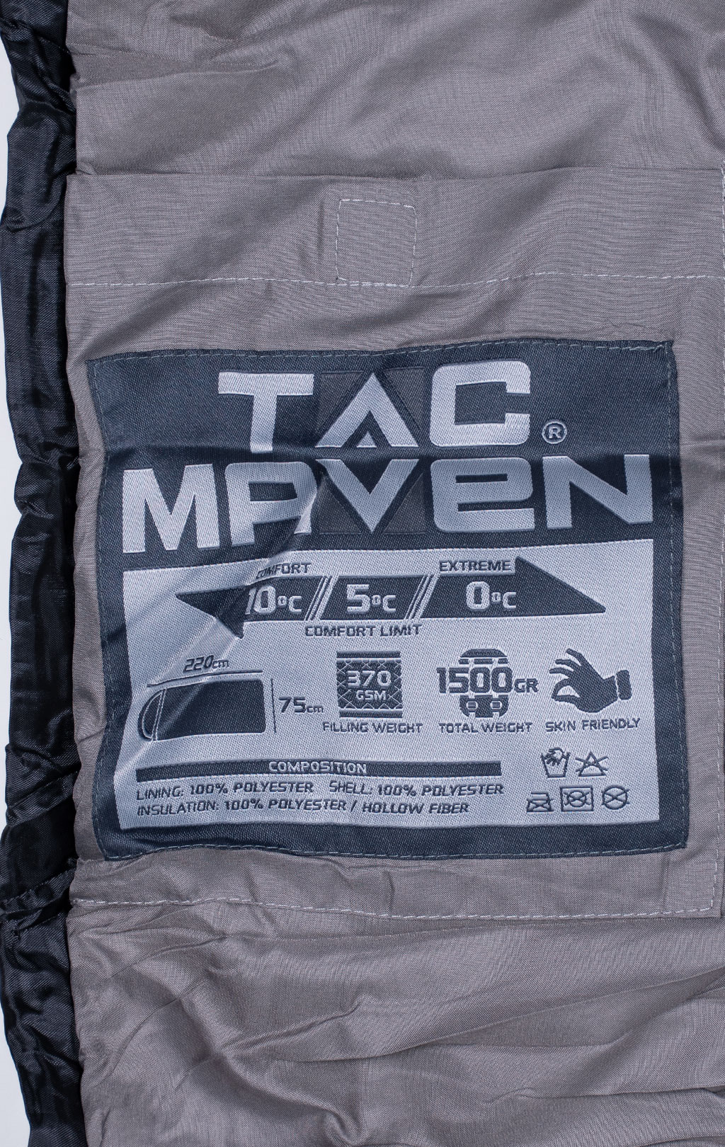Спальный мешок Pentagon/Tac Maven MAJOR SLEEPING BAG black 19002 370gr
