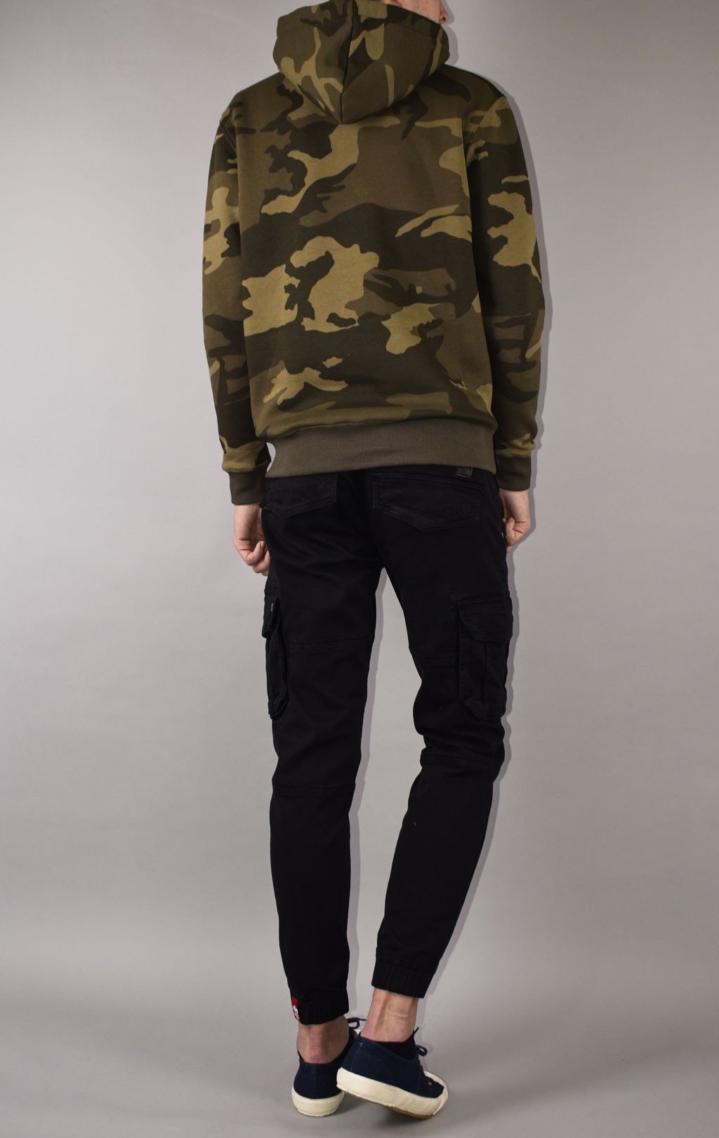 Толстовка ALPHA INDUSTRIES BASIC HOODY olive camo 