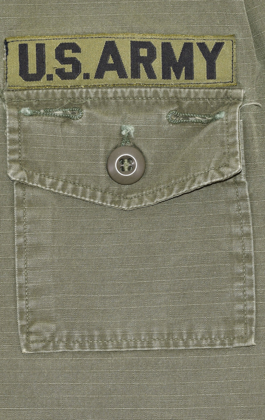 Женская рубашка старого образца поплин olive б/у США