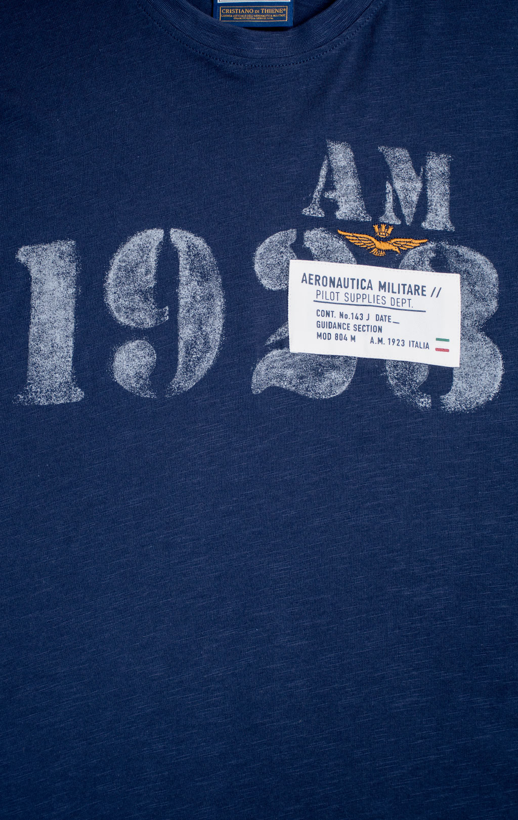 Футболка AERONAUTICA MILITARE big size SS 26/BD blue navy (TS 2524) 