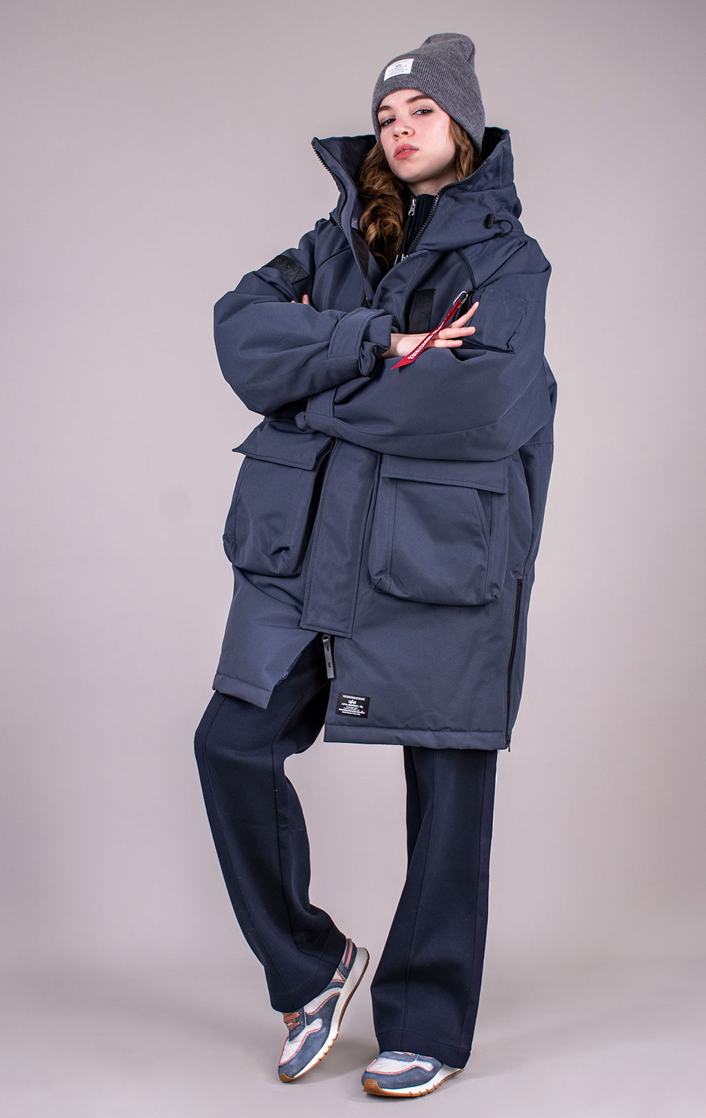Куртка ALPHA INDUSTRIES SERGEANT PUFFER PARKA FW 25/26 replica blue 