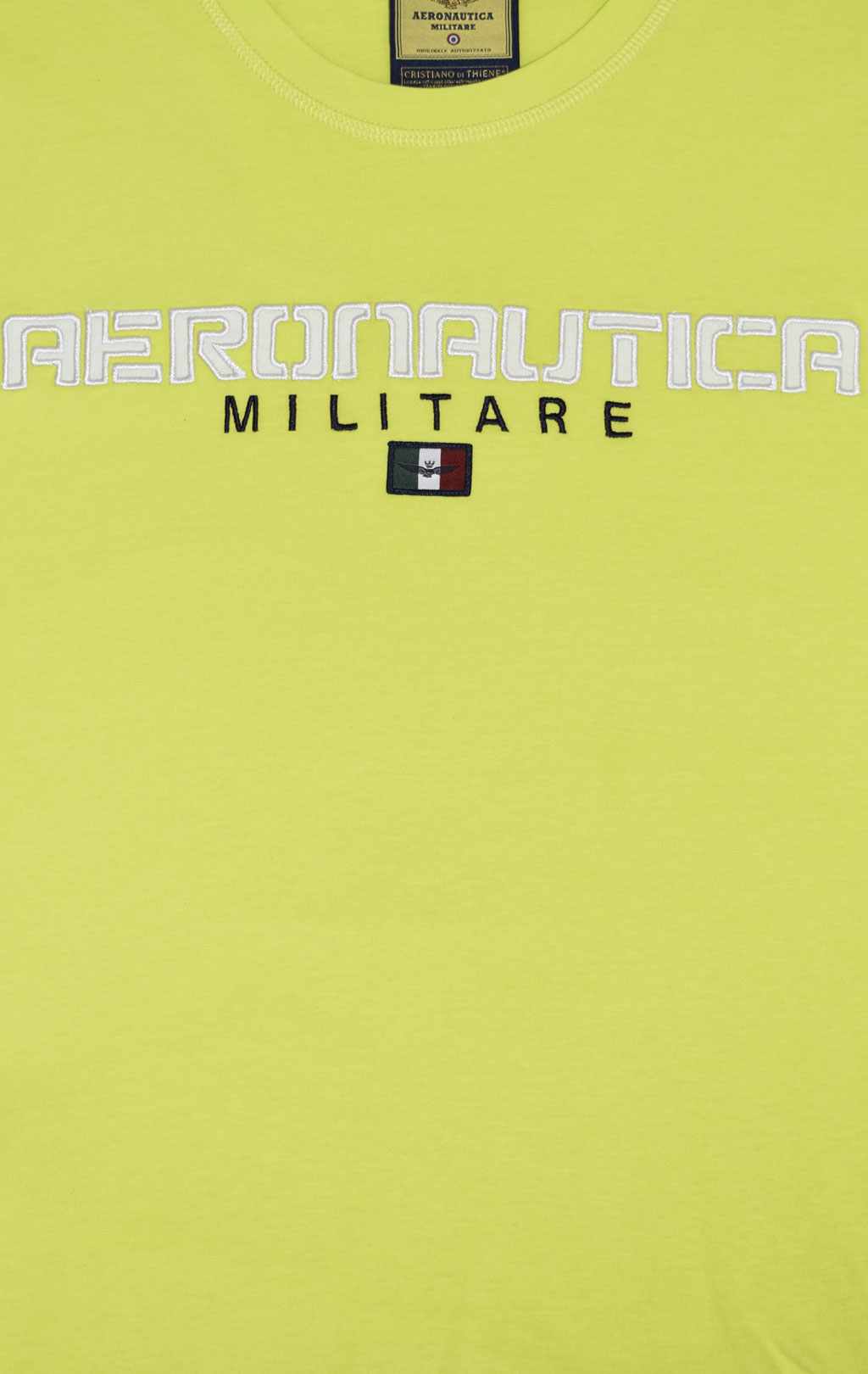 Футболка AERONAUTICA MILITARE SS 23/TR verde fluo (TS 2064) 