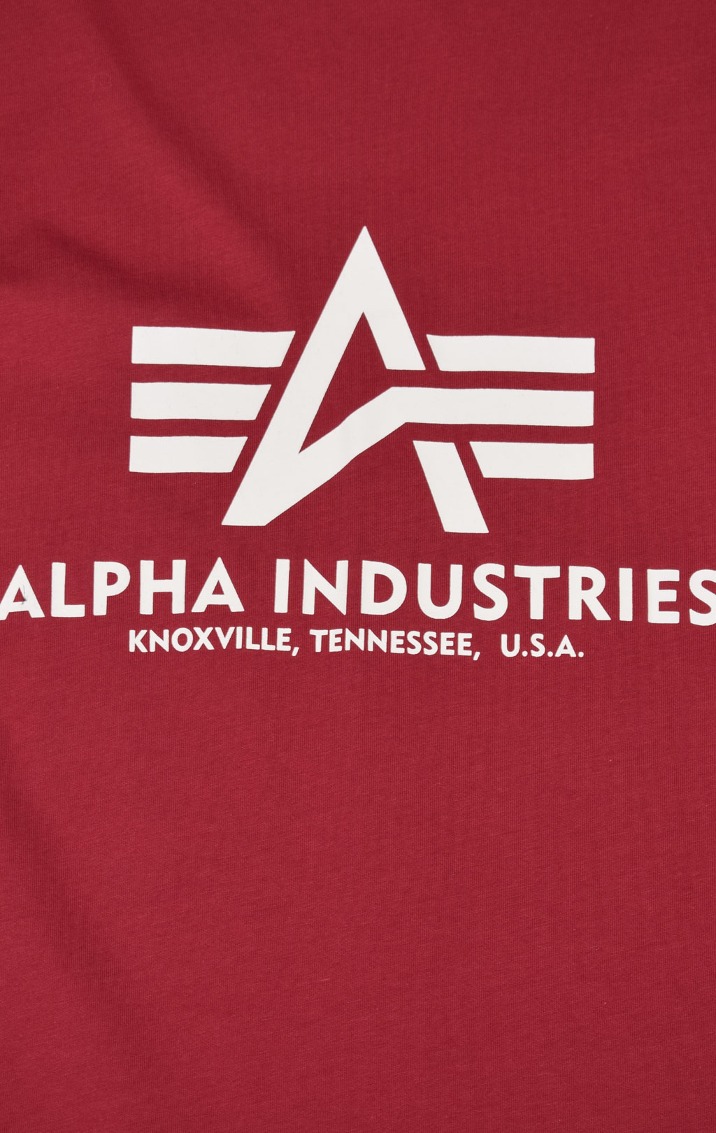 Футболка ALPHA INDUSTRIES BASIC T RBF red 