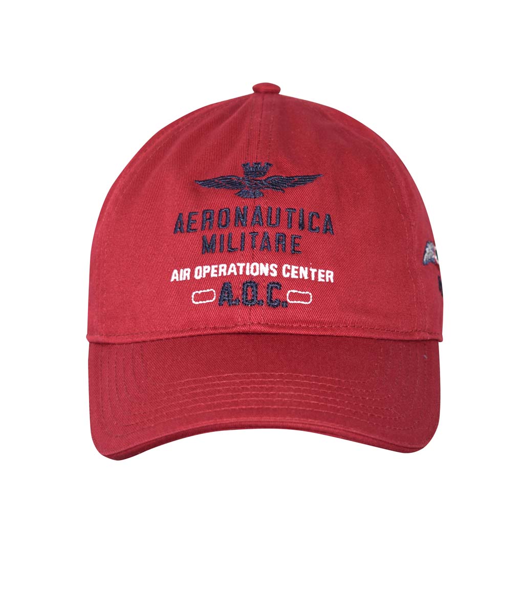 Бейсболка AERONAUTICA MILITARE FW 20/21/CN rosso scuro (HA 1056) 