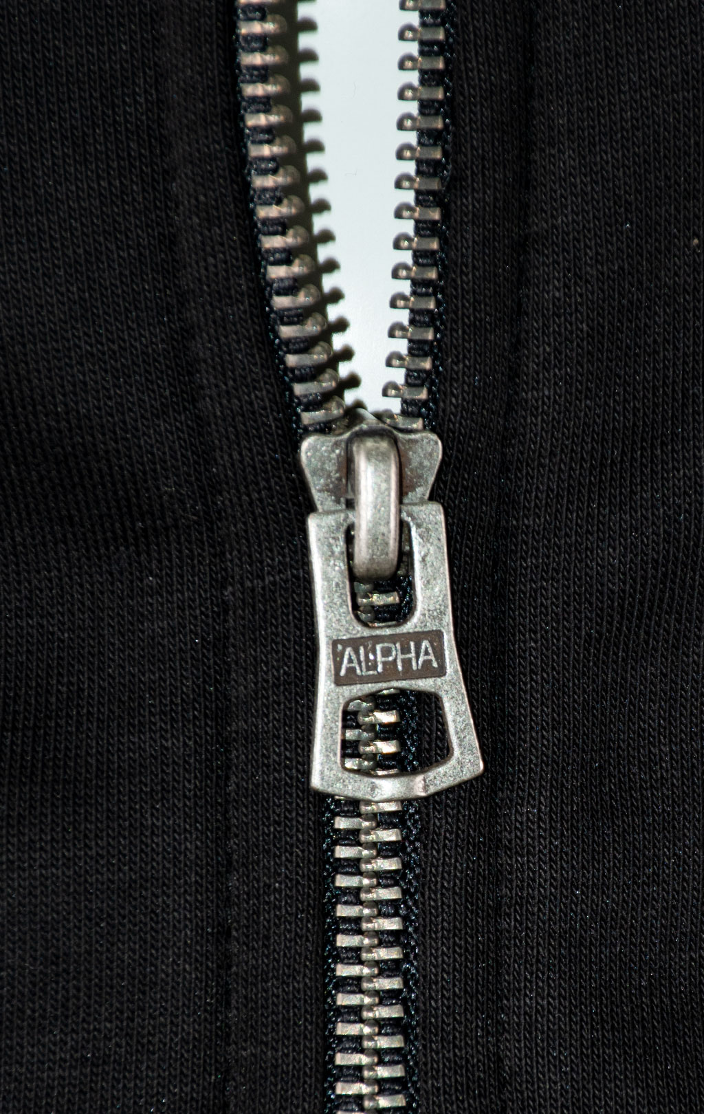 Толстовка ALPHA INDUSTRIES BACK PRINT ZIP HOODY black 